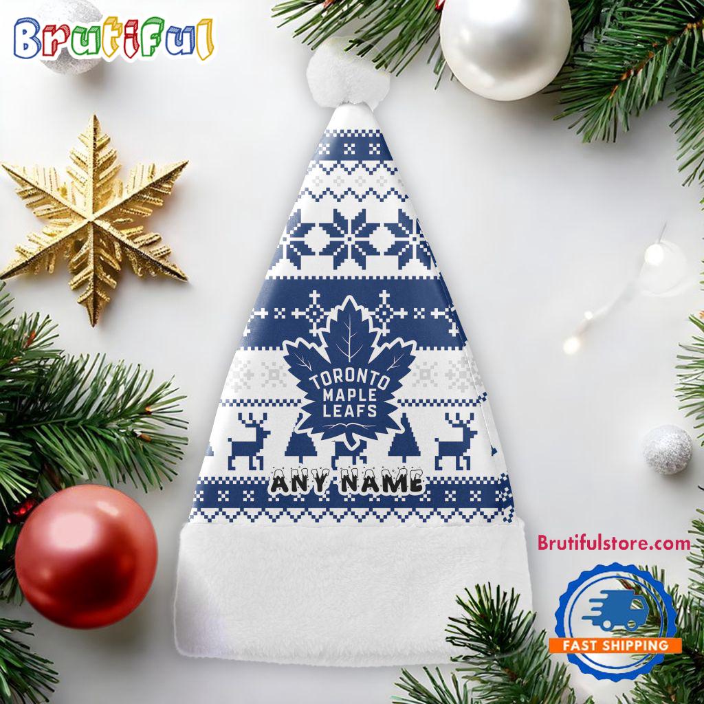 NHL Toronto Maple Leafs Hockey Team Christmas Hat, Sport Santa Hats, Christmas Hat Gift