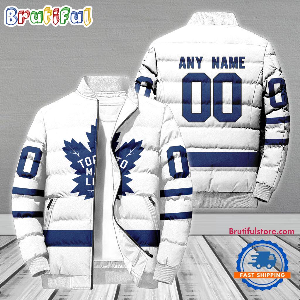 NHL Toronto Maple Leafs Hockey Team Personalized Away New Puffer Jacket