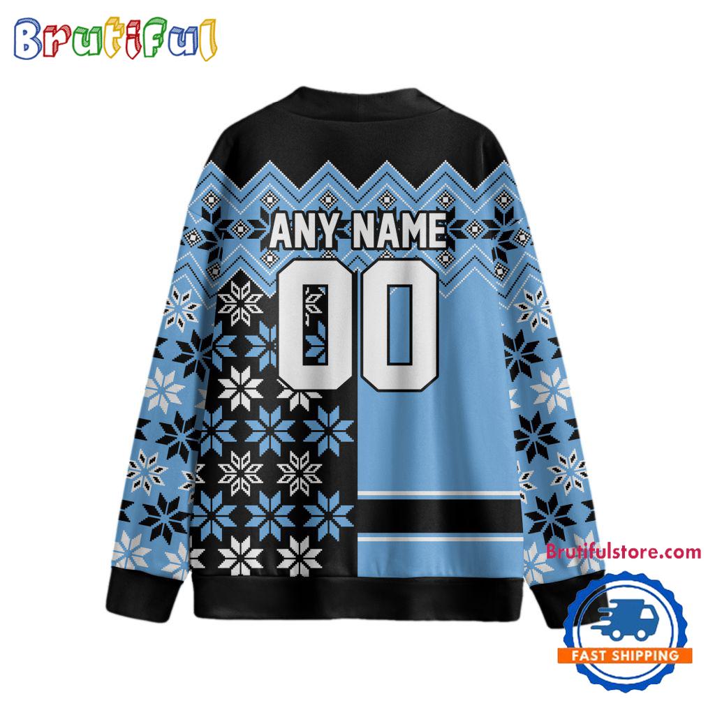 NHL Utah Hockey Club Spcial Ugly Christmas Hockey Design Cardigan, Hockey Fans Cardigan Shirt