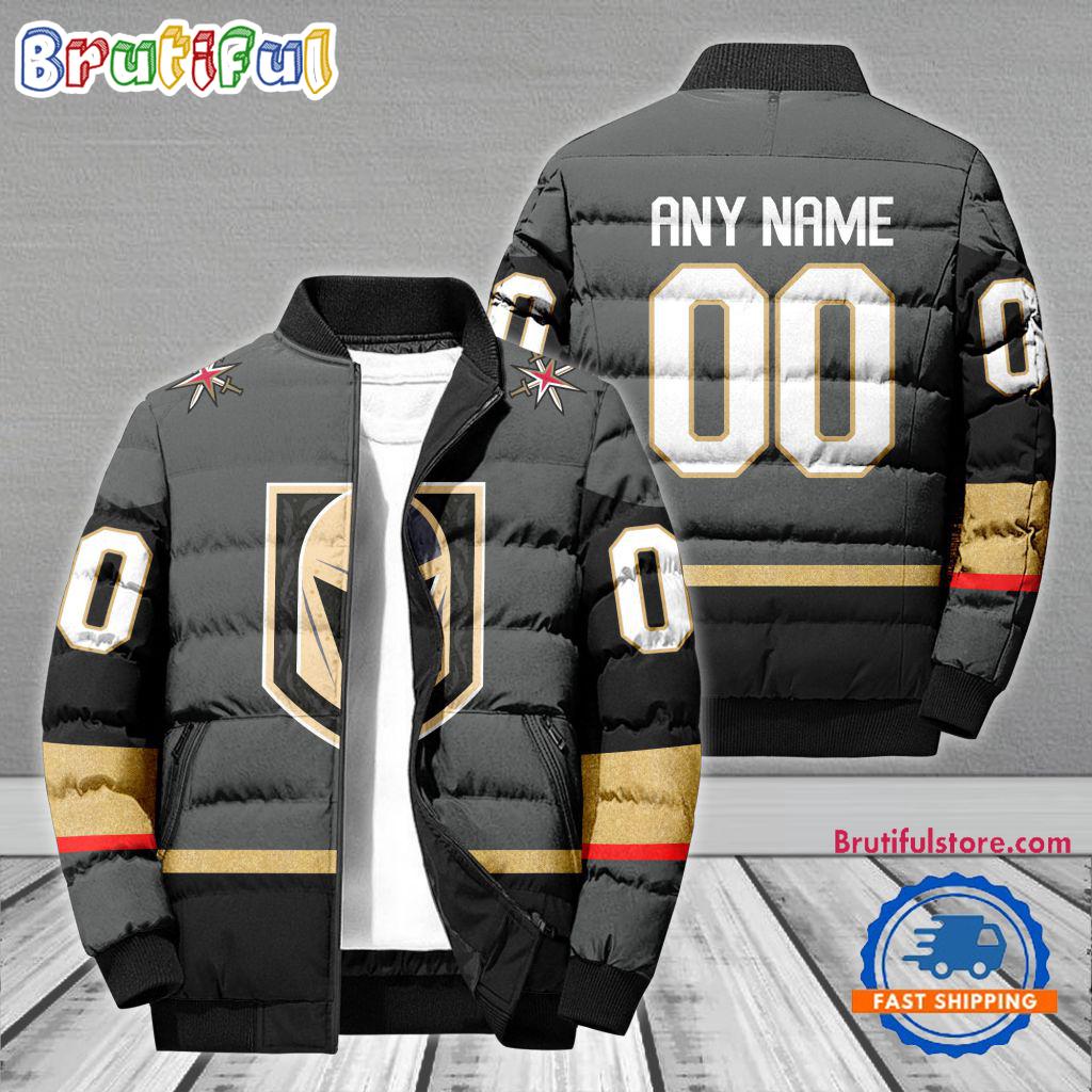 NHL Vegas Golden Knights Hockey Team Personalized Away New Puffer Jacket