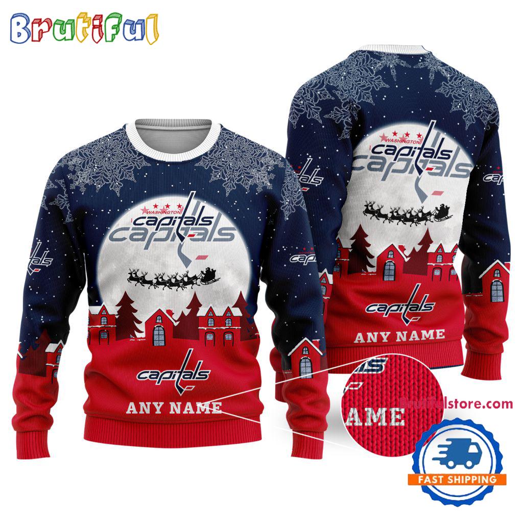 NHL Washington Capitals Hockey New Design Litmited Christmas Ugly Sweater