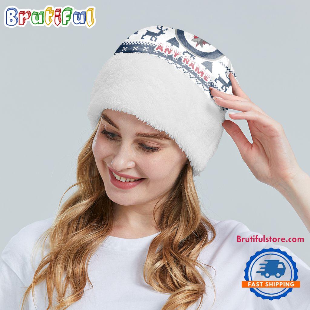 NHL Winnipeg Jets Hockey Team Christmas Hat, Sport Santa Hats, Christmas Hat Gift