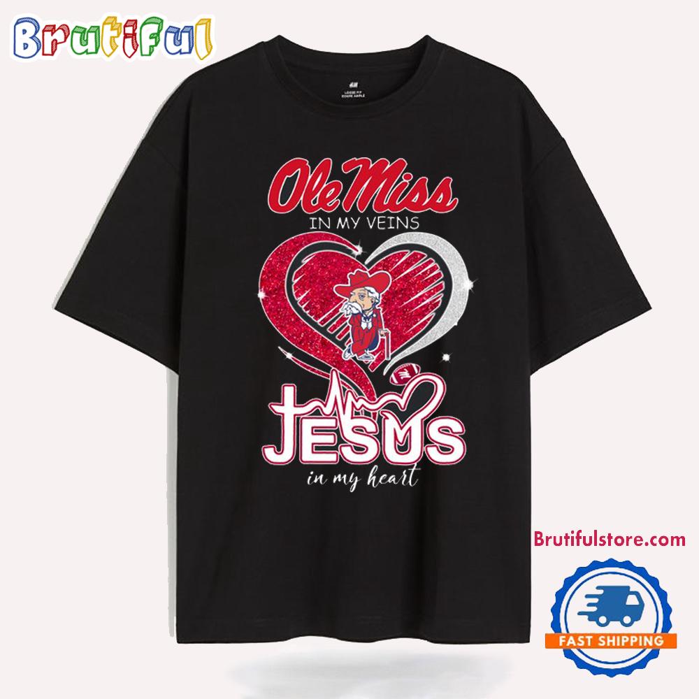 Ole Missin My Veins Jesus Loves Me Limited Edition T Shirt