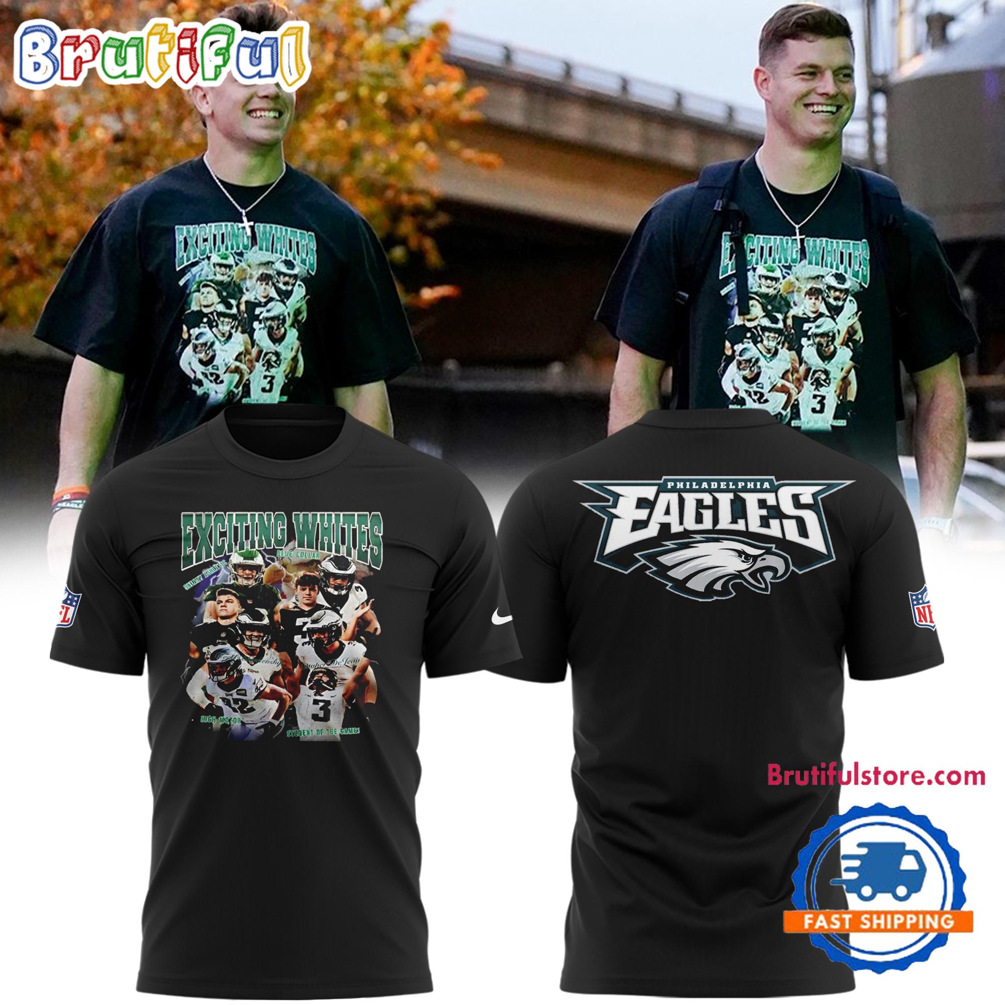Philadelphia Eagles Exciting Whites Special Edition 3D Shirt