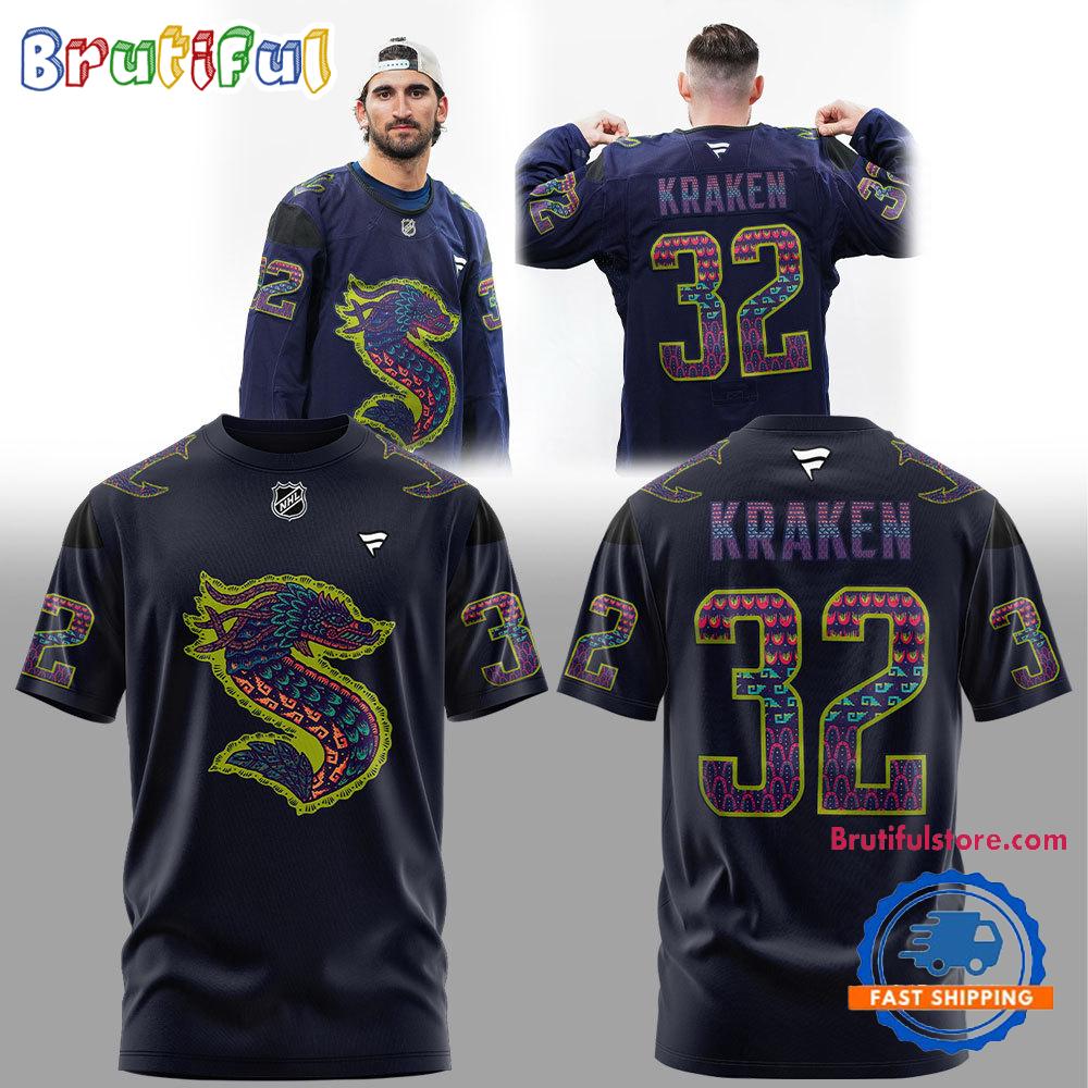 Seattle Kraken NHL 2024 Hispanic Heritage Night T Shirt