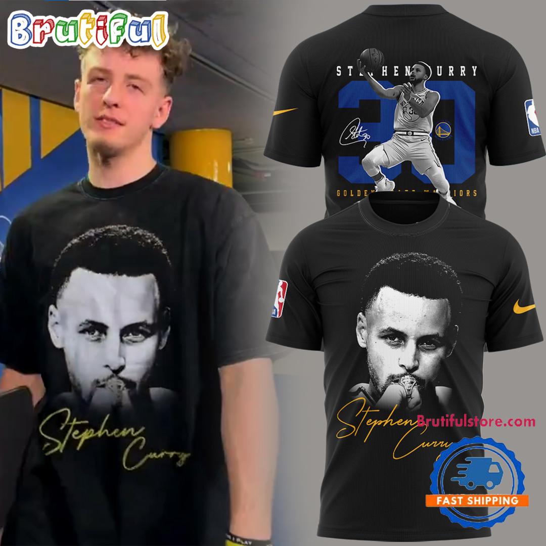 Stephen Curry Golden State Warriors Basketball Graphics Signature T Shirt