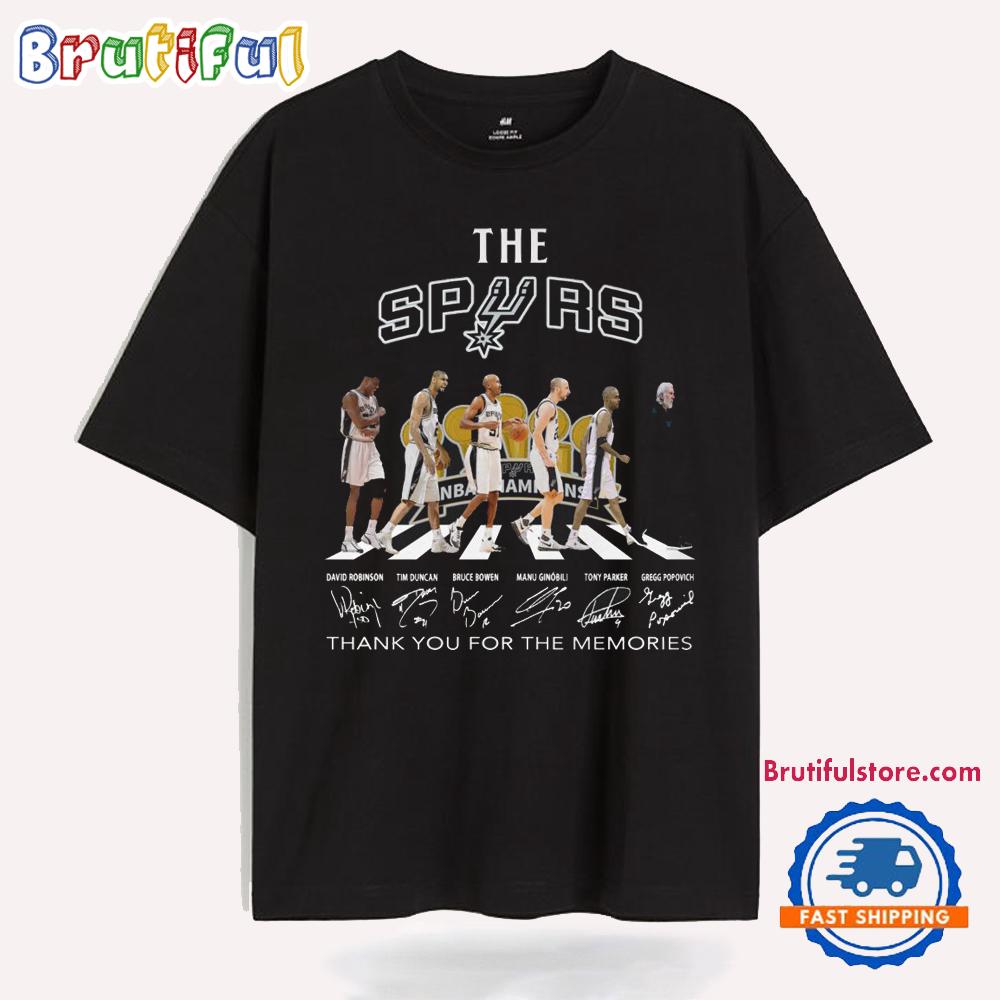 The San Antonio Spurs Thank You For The Memories T Shirt