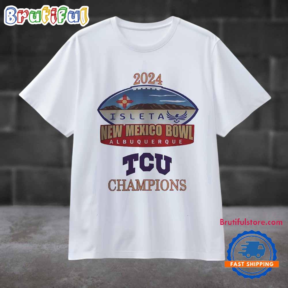 2024 New Mexico Bowl Tcu Horned Frogs Champions T Shirt