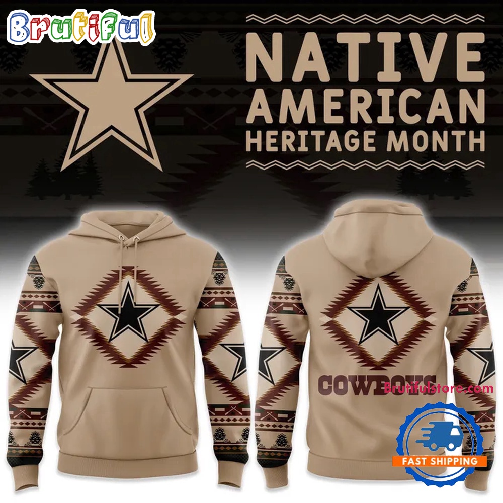 Dallas Cowboys 2024 NFL America Native New Design Hoodie