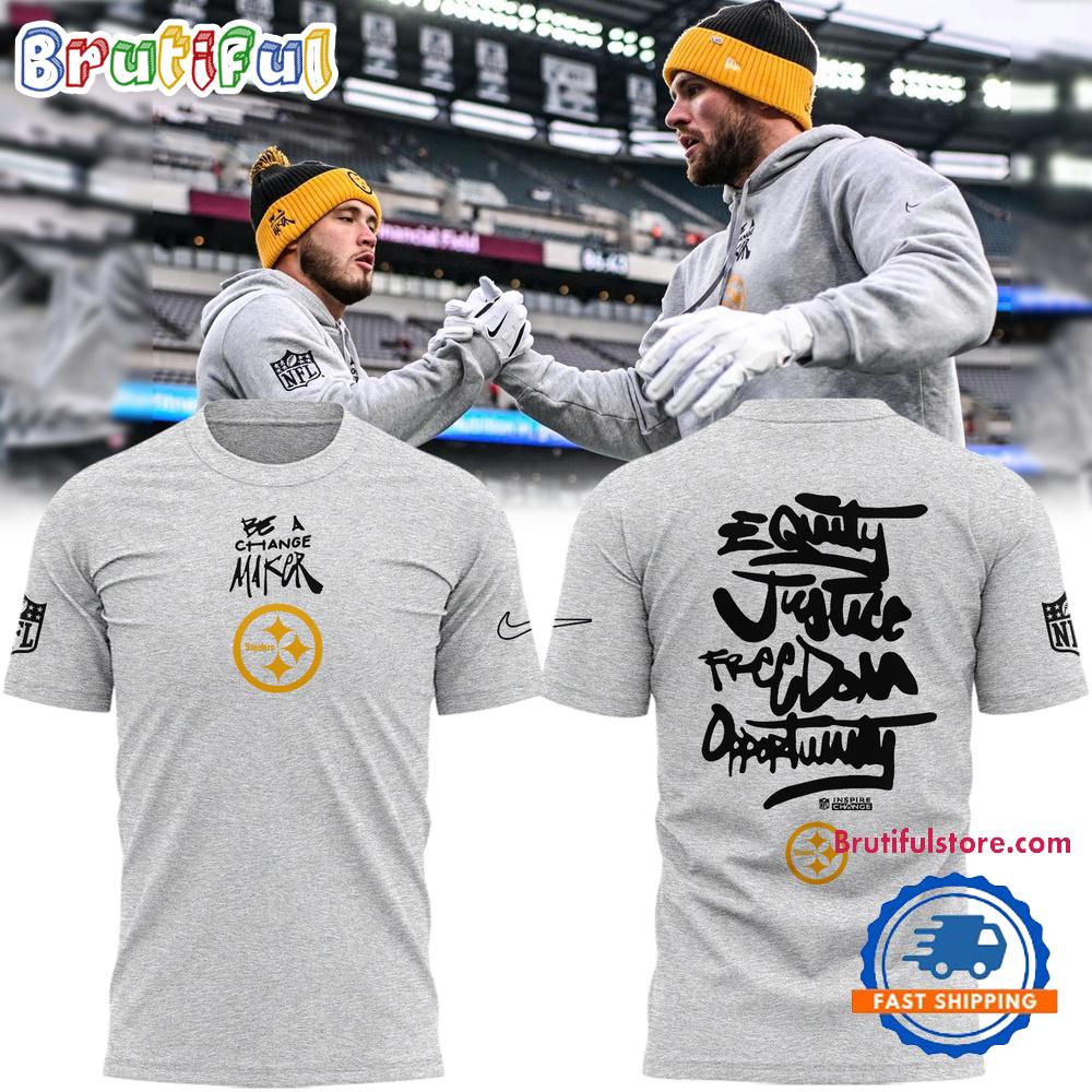 Be A Change Maker Pittsburgh Steelers Limited Edition T Shirt
