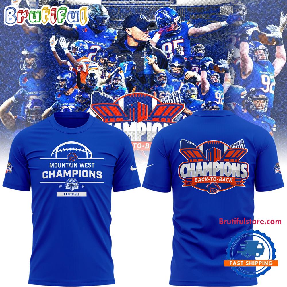 Boise State Broncos Football Is Your 2024 Mountain West Conference Champions Limited T Shirt