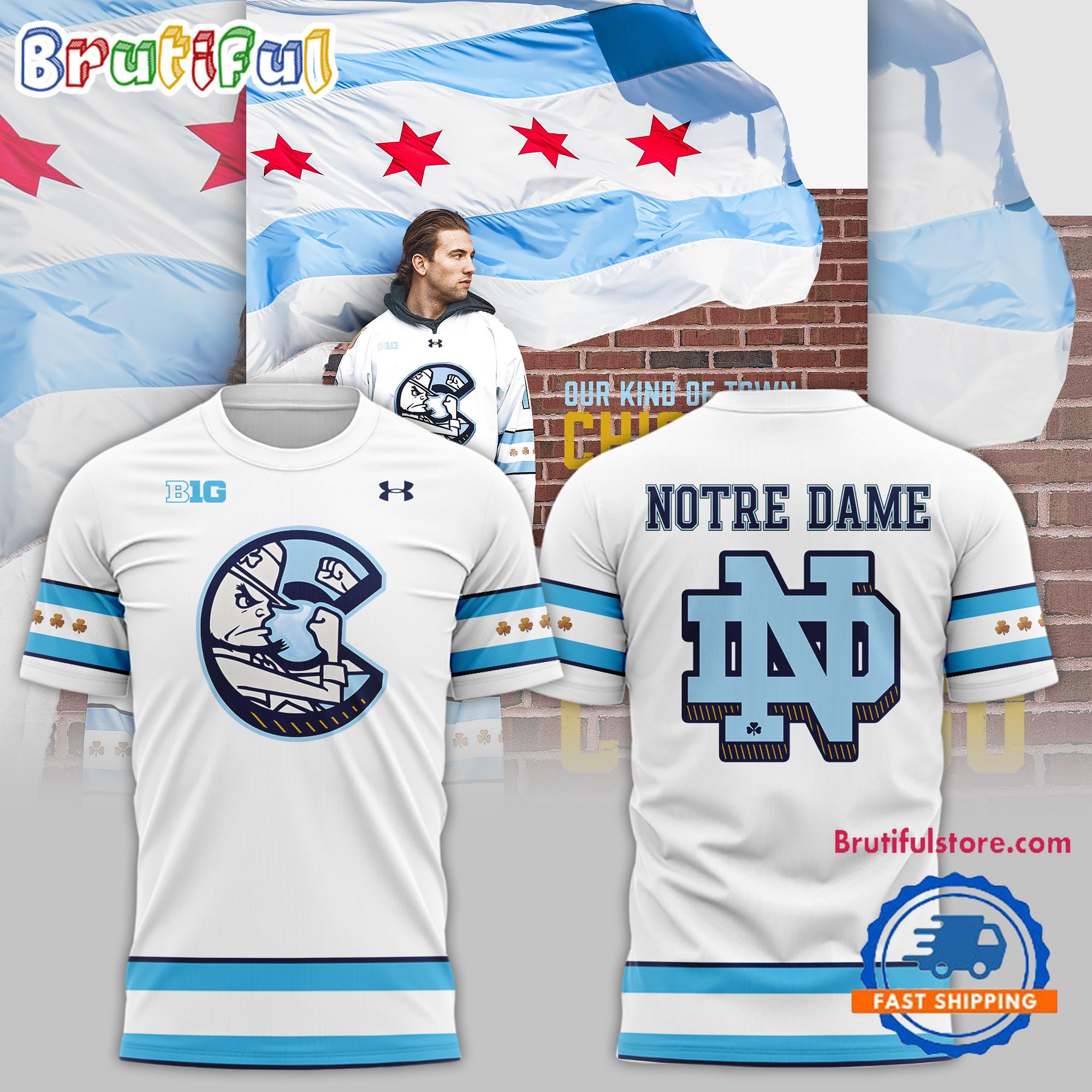 Chicago Cubs x North Carolina Tar Heels Hockey T Shirt