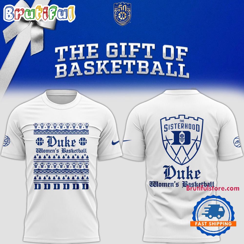 Duke Blue Devils The Gift Of Basketball Christmas Edition T Shirt