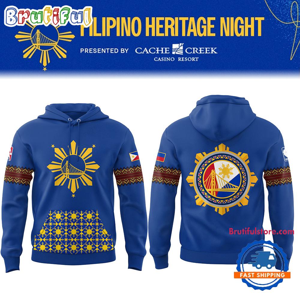 Golden State Warriors Native American Filipino Heritage New Hoodie