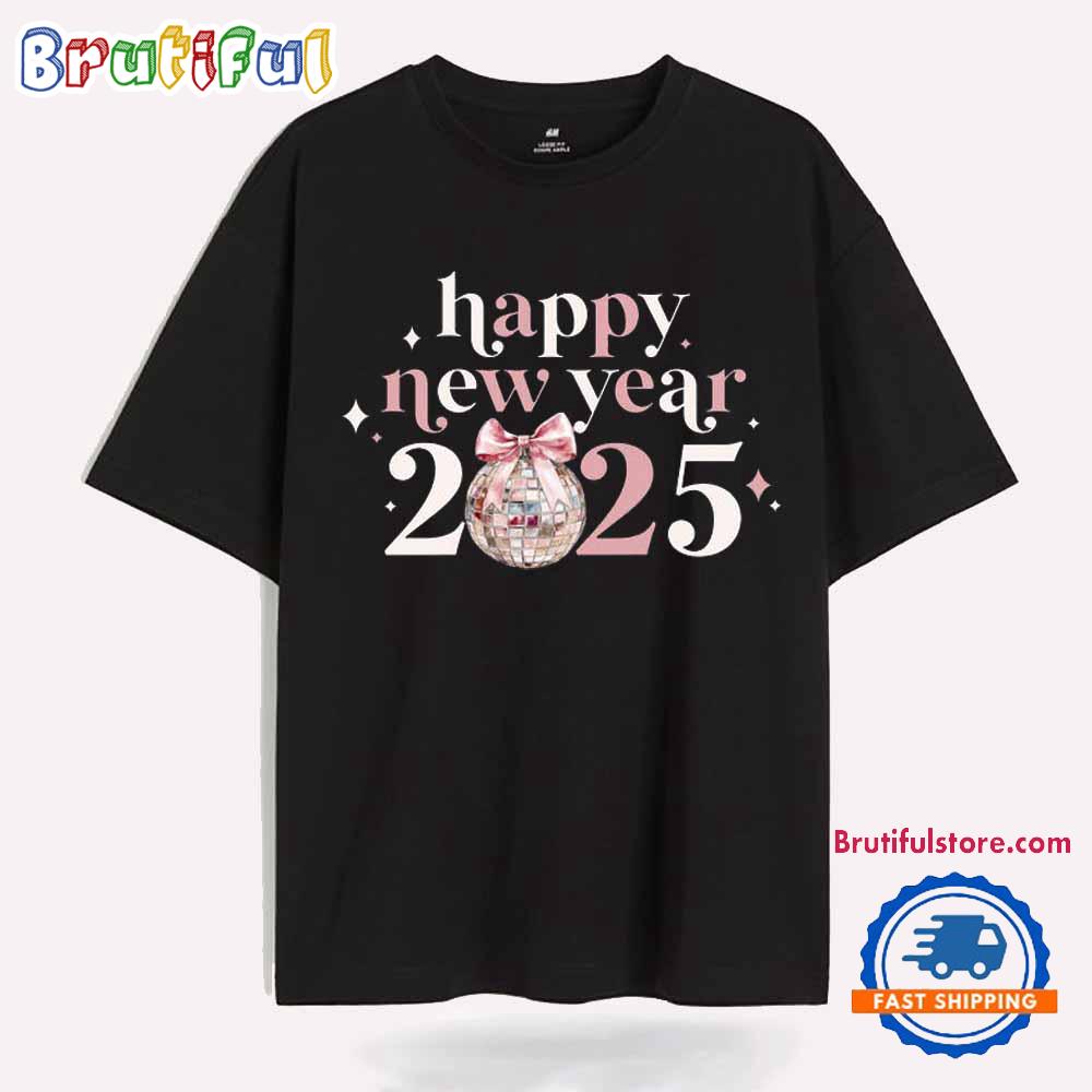 Happy New Year 2025 Shirt, New Year Eve 2025 Tshirt, 2025 Disco Ball T Shirt
