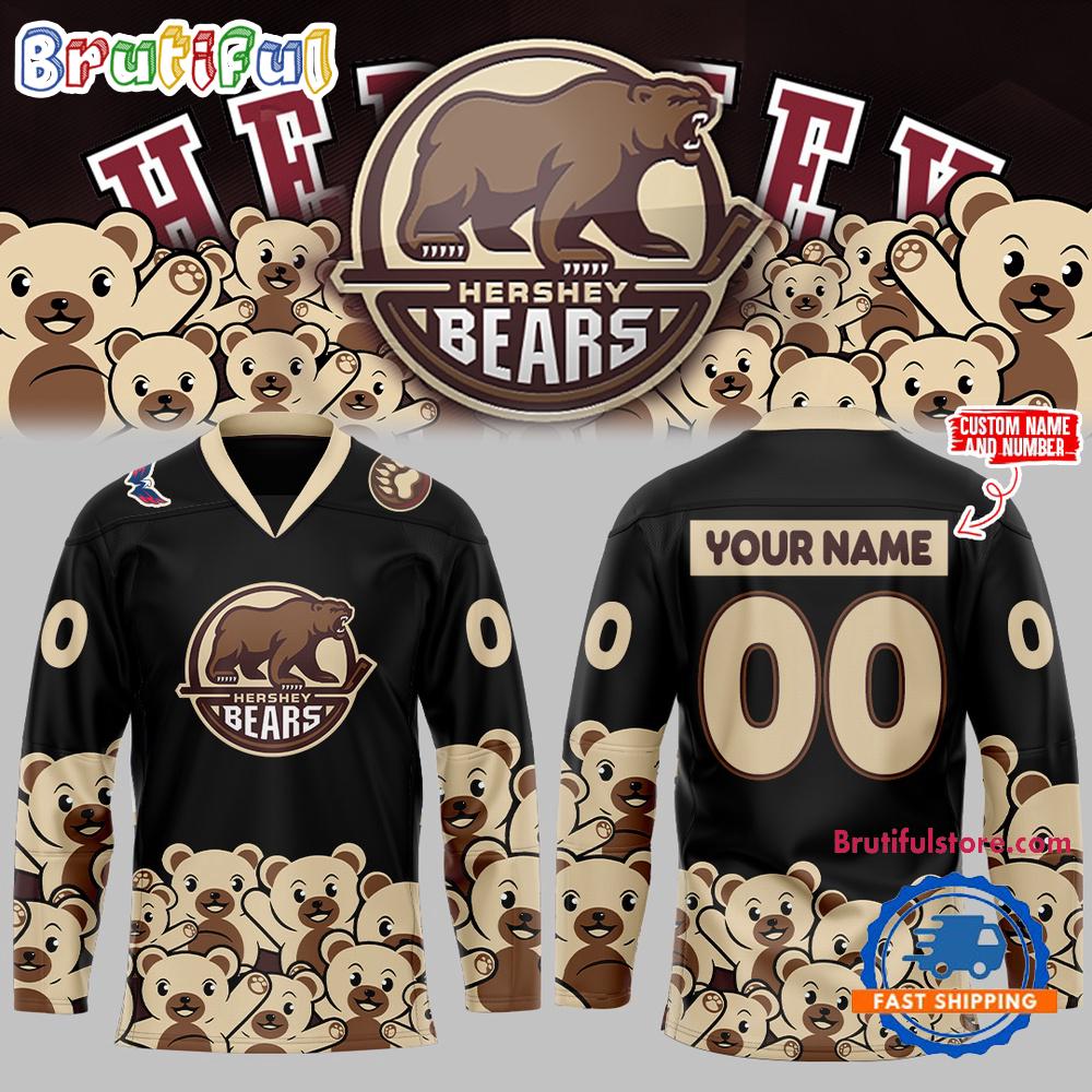 Hershey Bears 2024 Hockey Team New Design Jersey Shirt