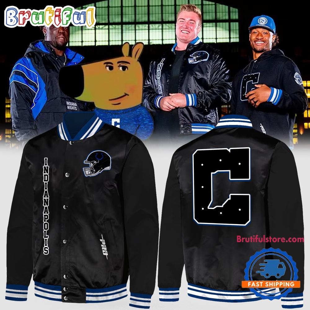 Indianapolis Colts Special Edition Iniana Night Football Baseball Jacket