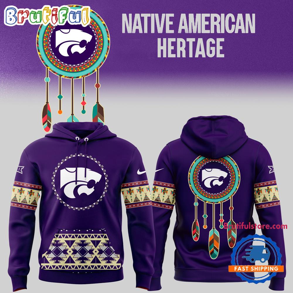 Kansas State Wildcats Football Native American Heritage New Hoodie Shirt