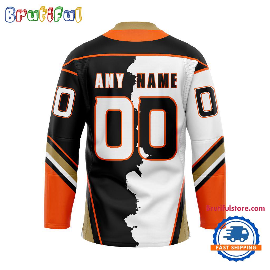NHL Anaheim Ducks Home Mix Away New Design Hockey Jersey