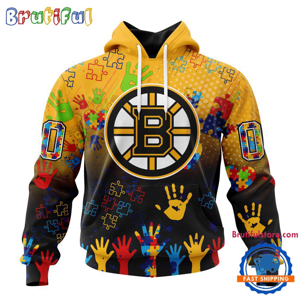 NHL Boston Bruins Special Autism Awareness Personalization Hoodie, TShirt, Sweatshirt