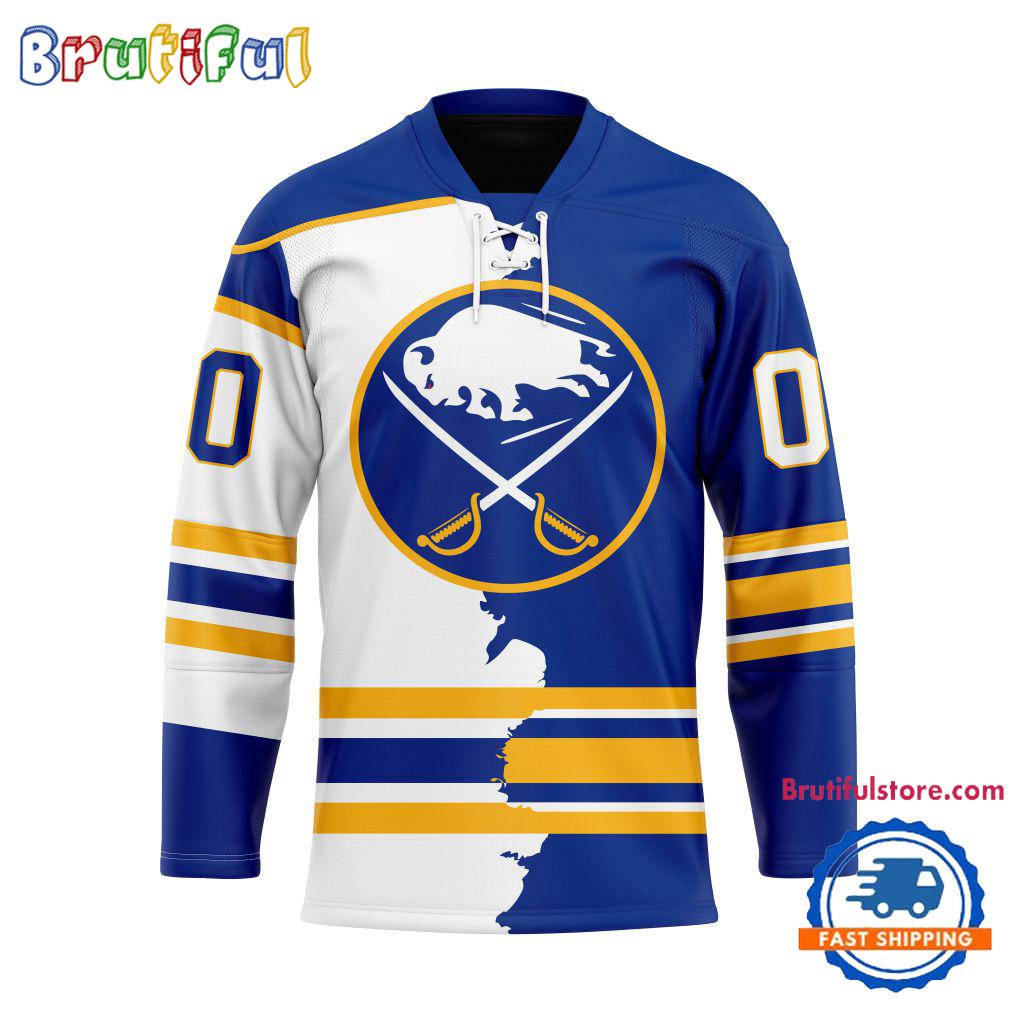 NHL Buffalo Sabres Home Mix Away New Design Hockey Jersey