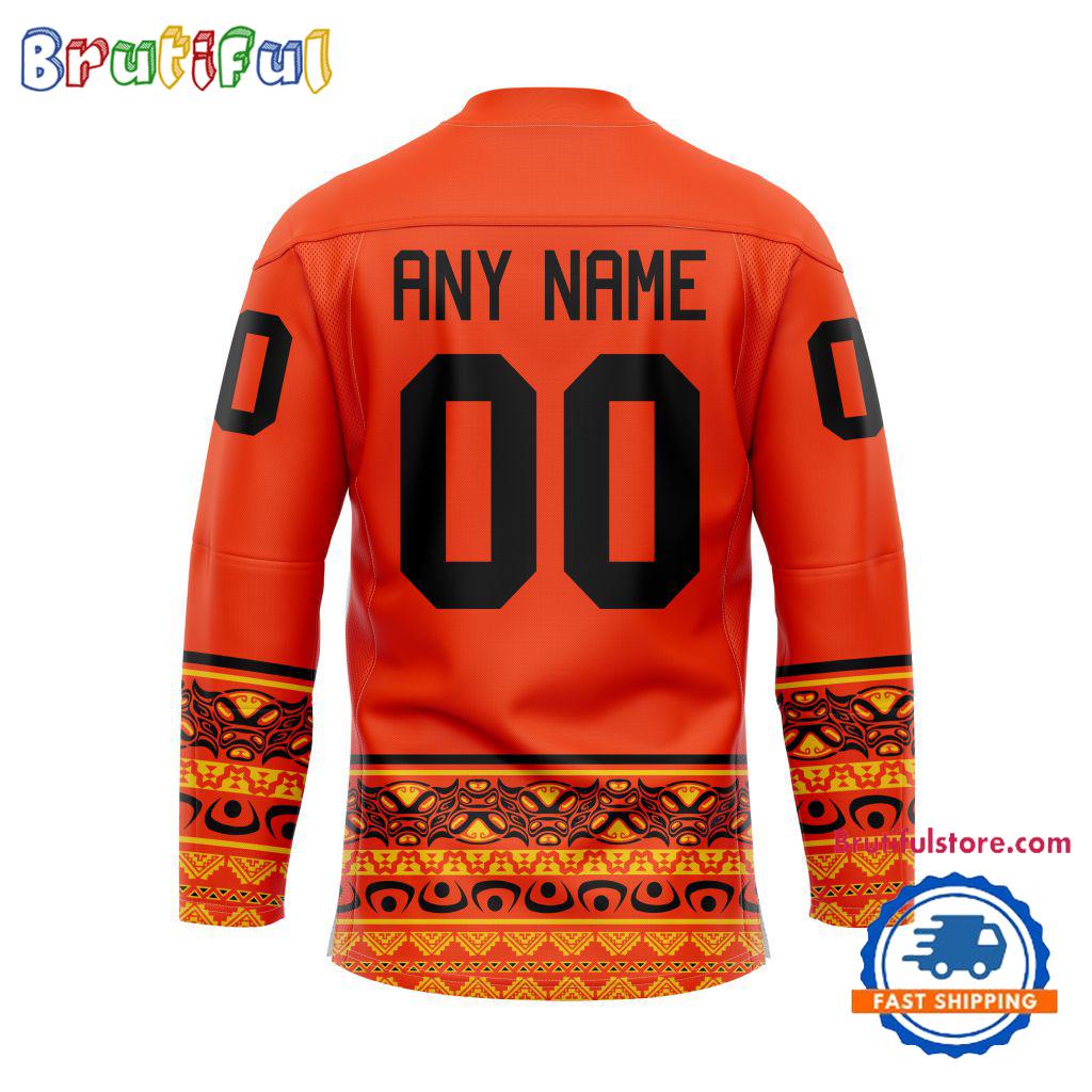 NHL Calgary Flames National Day For Truth And Reconciliation Design Hockey Jersey, Sport Jersey Shirt