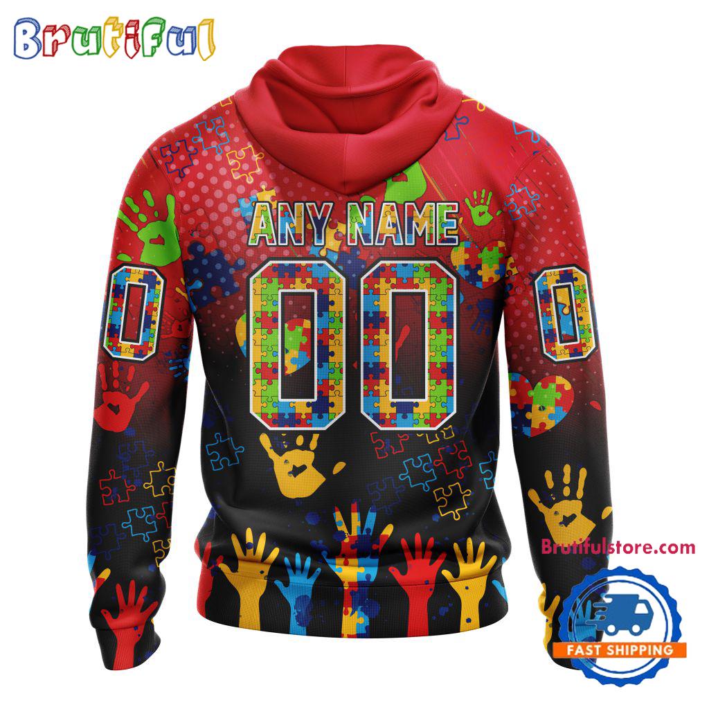 NHL Chicago Blackhawks Special Autism Awareness Personalization Hoodie, TShirt, Sweatshirt