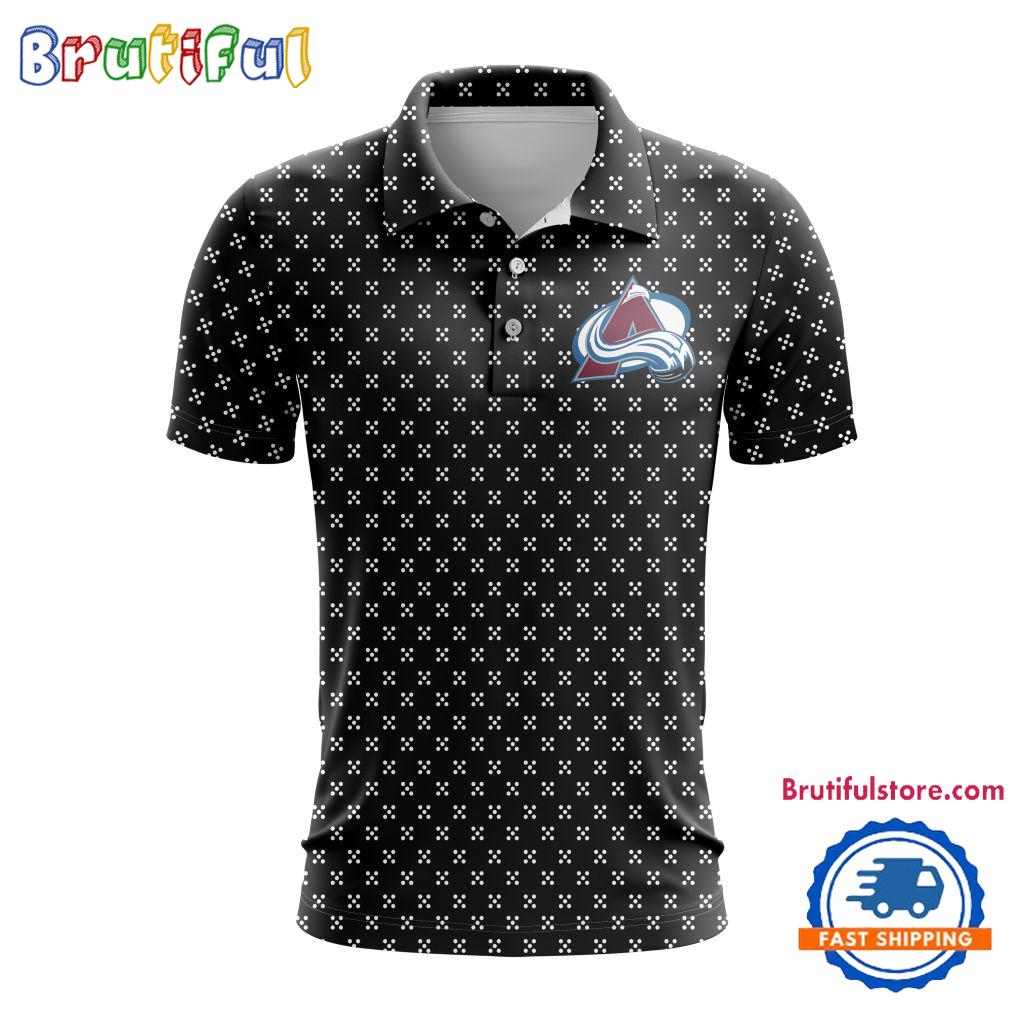 NHL Colorado Avalanche Hockey Team New Design Polo Shirt