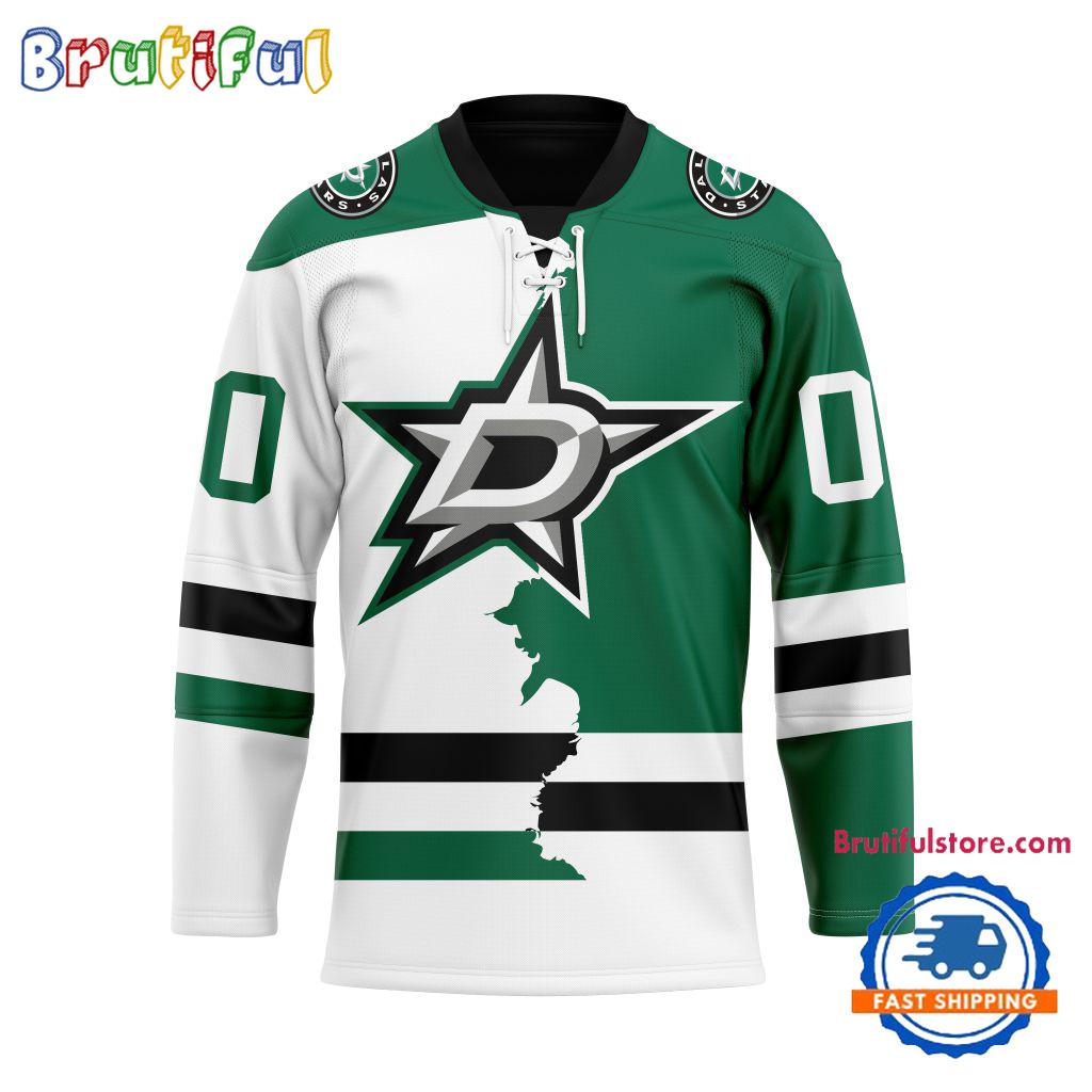 NHL Dallas Stars Home Mix Away New Design Hockey Jersey