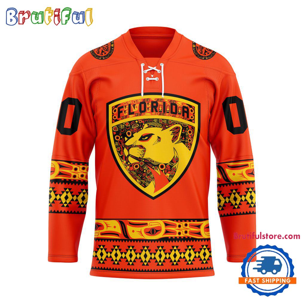 NHL Florida Panthers National Day For Truth And Reconciliation Design Hockey Jersey, Sport Jersey Shirt