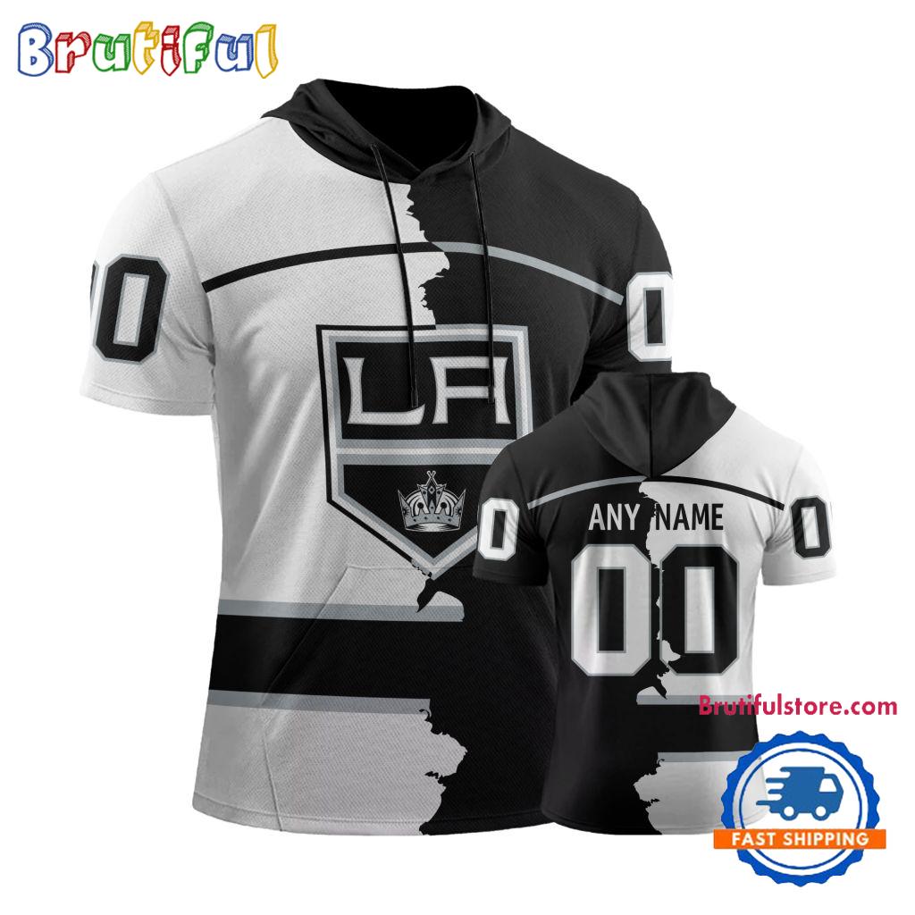 NHL Los Angeles Kings Special Home Mix Away Short Sleeve Hoodie