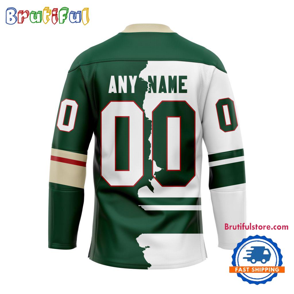 NHL Minnesota Wild Home Mix Away New Design Hockey Jersey