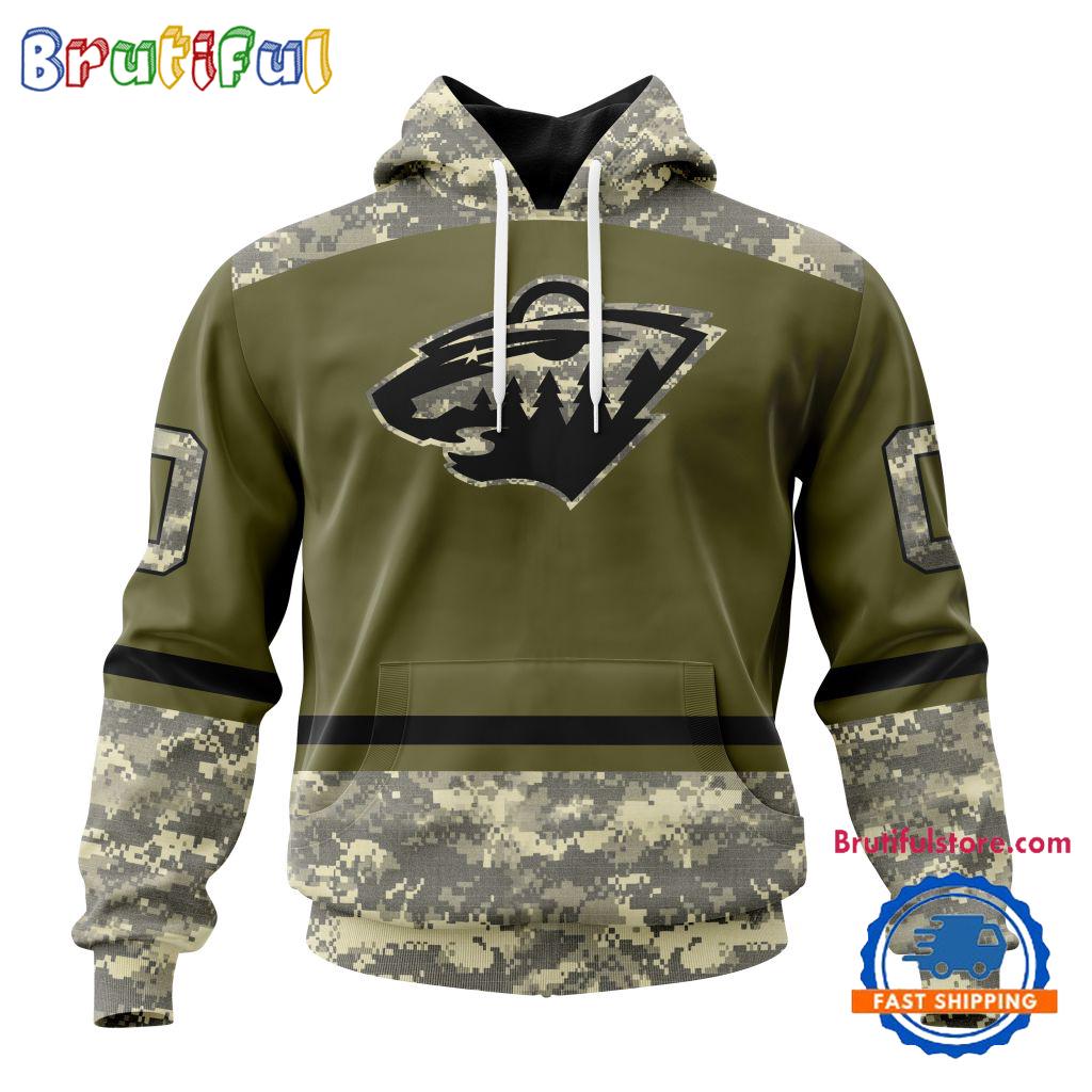 NHL Minnesota Wild Special Veterans Military Appreciation Hoodie, TShirt, Sweatshirt