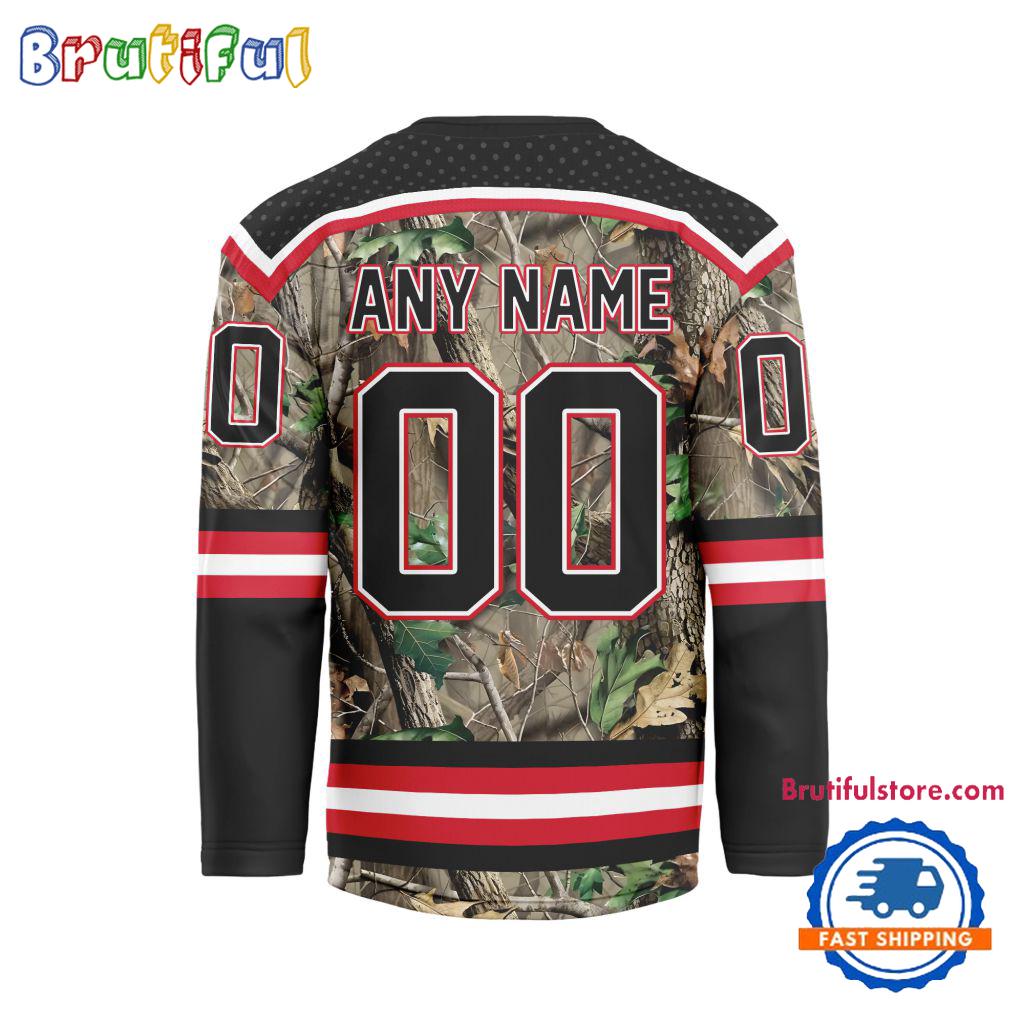 NHL New Jersey Devils Special Realtree Camo Hunting Hockey Jersey