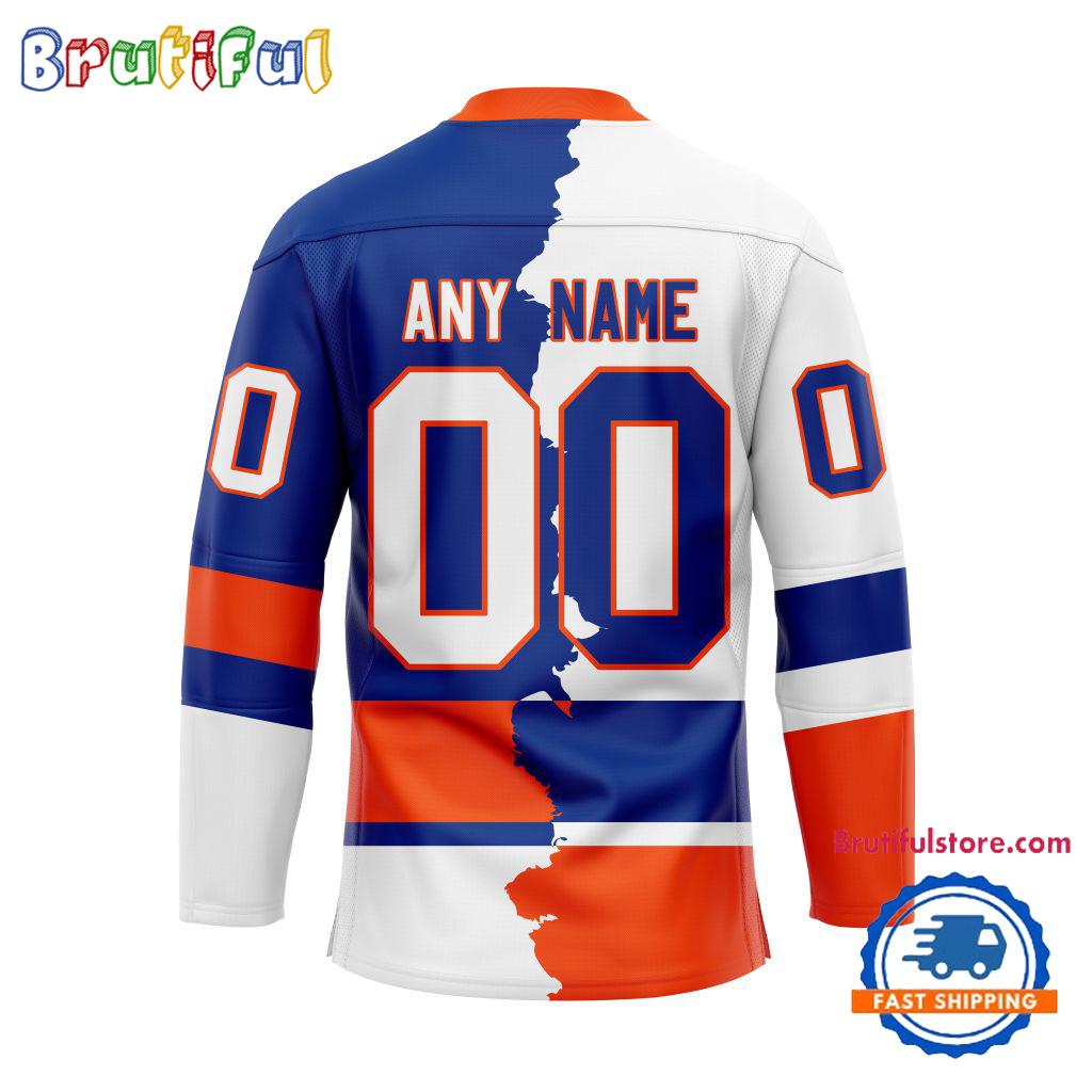 NHL New York Islanders Home Mix Away New Design Hockey Jersey