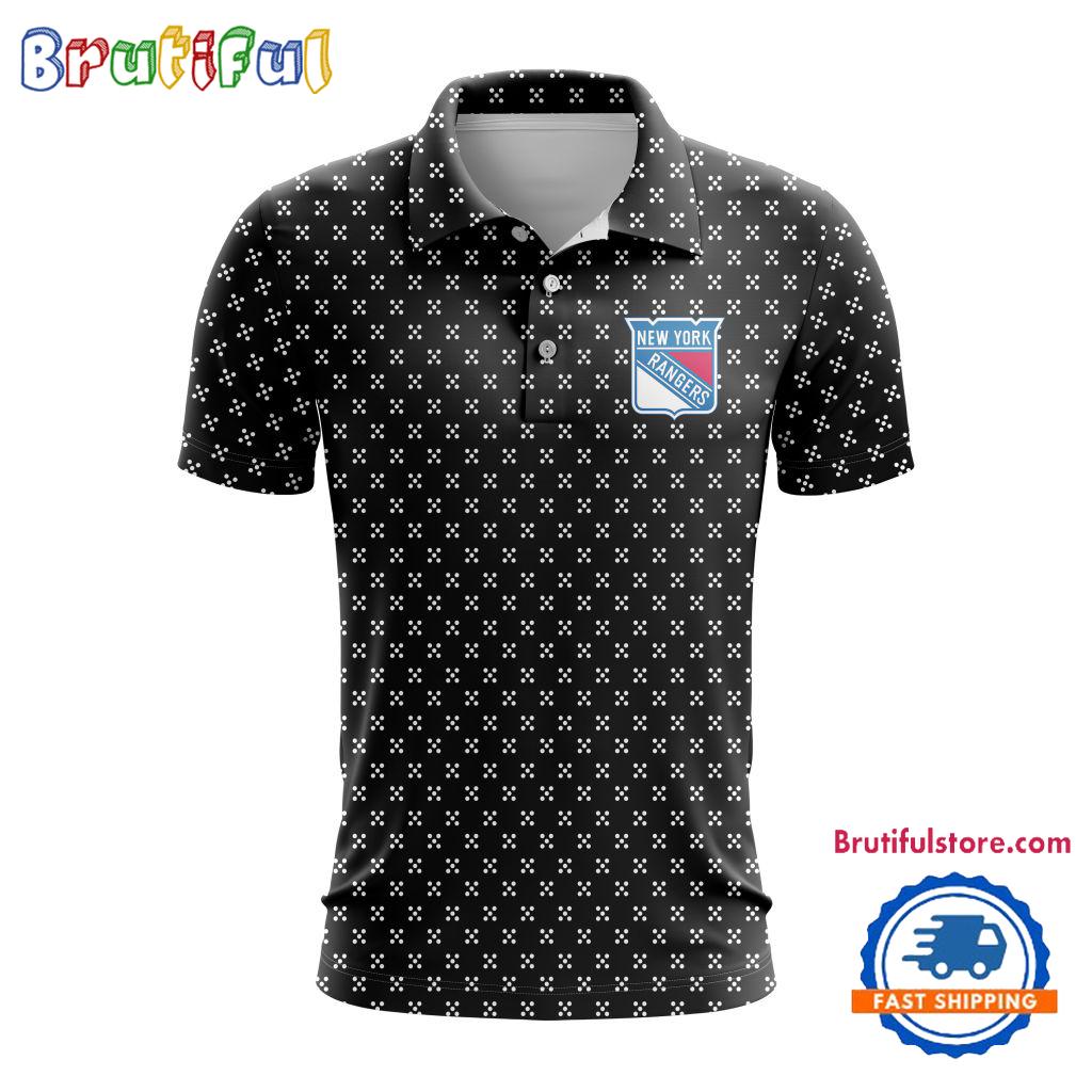 NHL New York Rangers Hockey Team New Design Polo Shirt