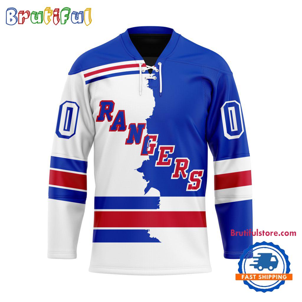 NHL New York Rangers Home Mix Away New Design Hockey Jersey