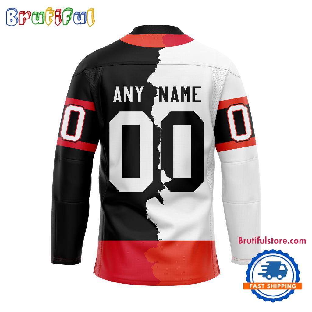 NHL Ottawa Senators Home Mix Away New Design Hockey Jersey