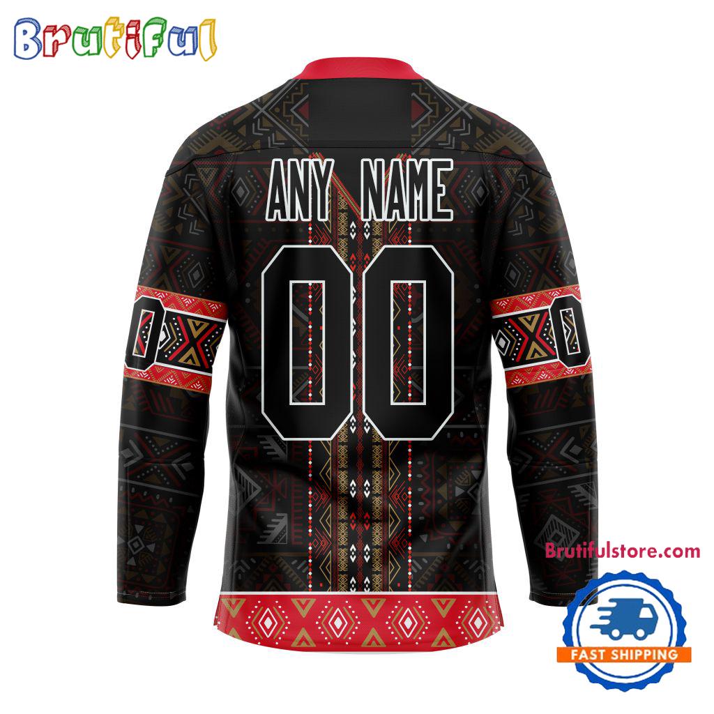 NHL Ottawa Senators Personalized Native American Hockey Jersey