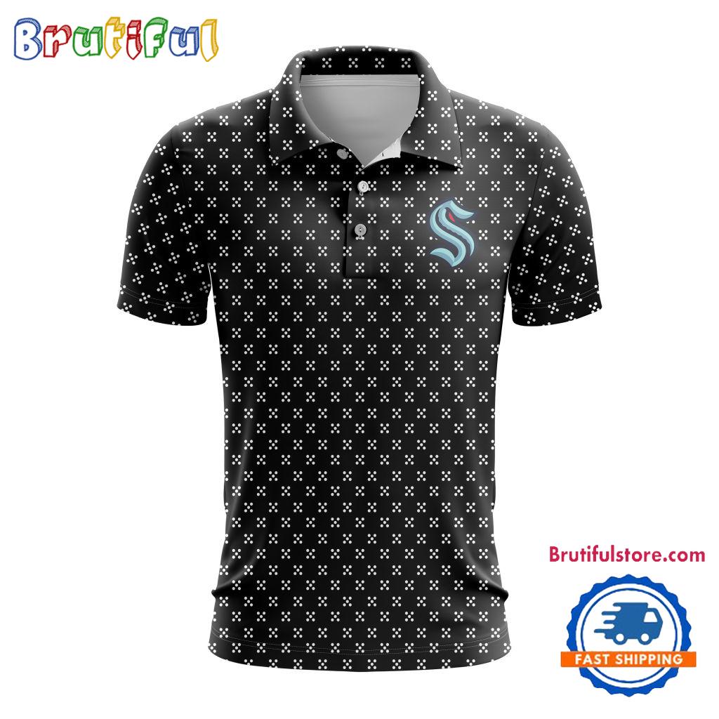 NHL Seattle Kraken Hockey Team New Design Polo Shirt