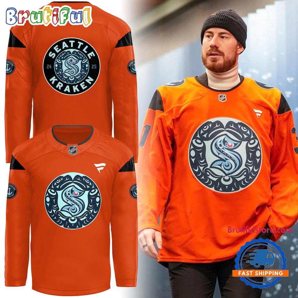 NHL Seattle Kraken Indigenous Peoples Night Limited Edition Hockey Jersey