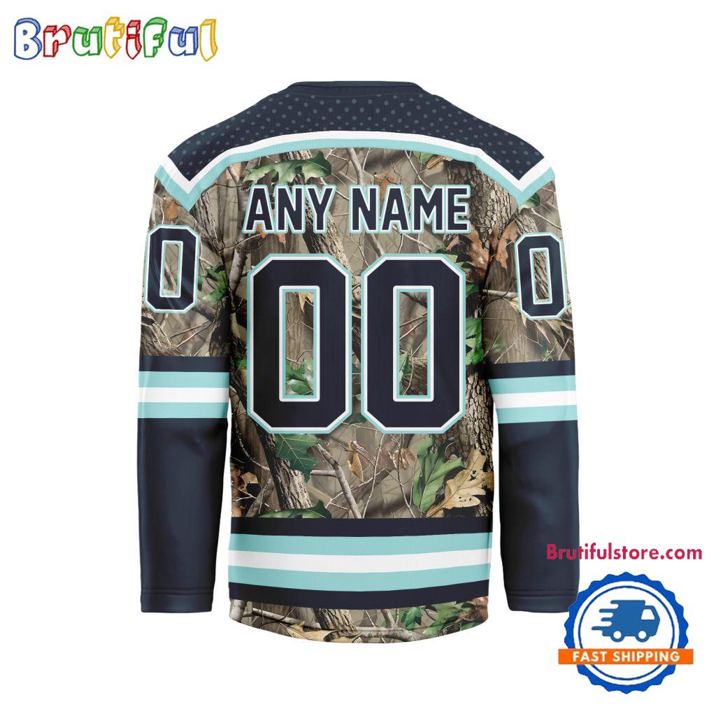 NHL Seattle Kraken Special Realtree Camo Hunting Hockey Jersey
