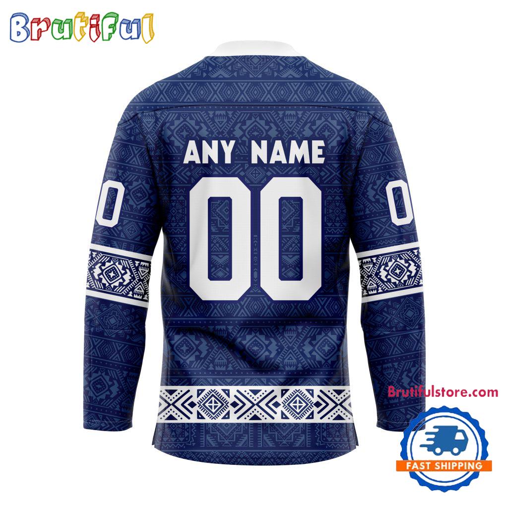 NHL Toronto Maple Leafs Personalized Native American Hockey Jersey