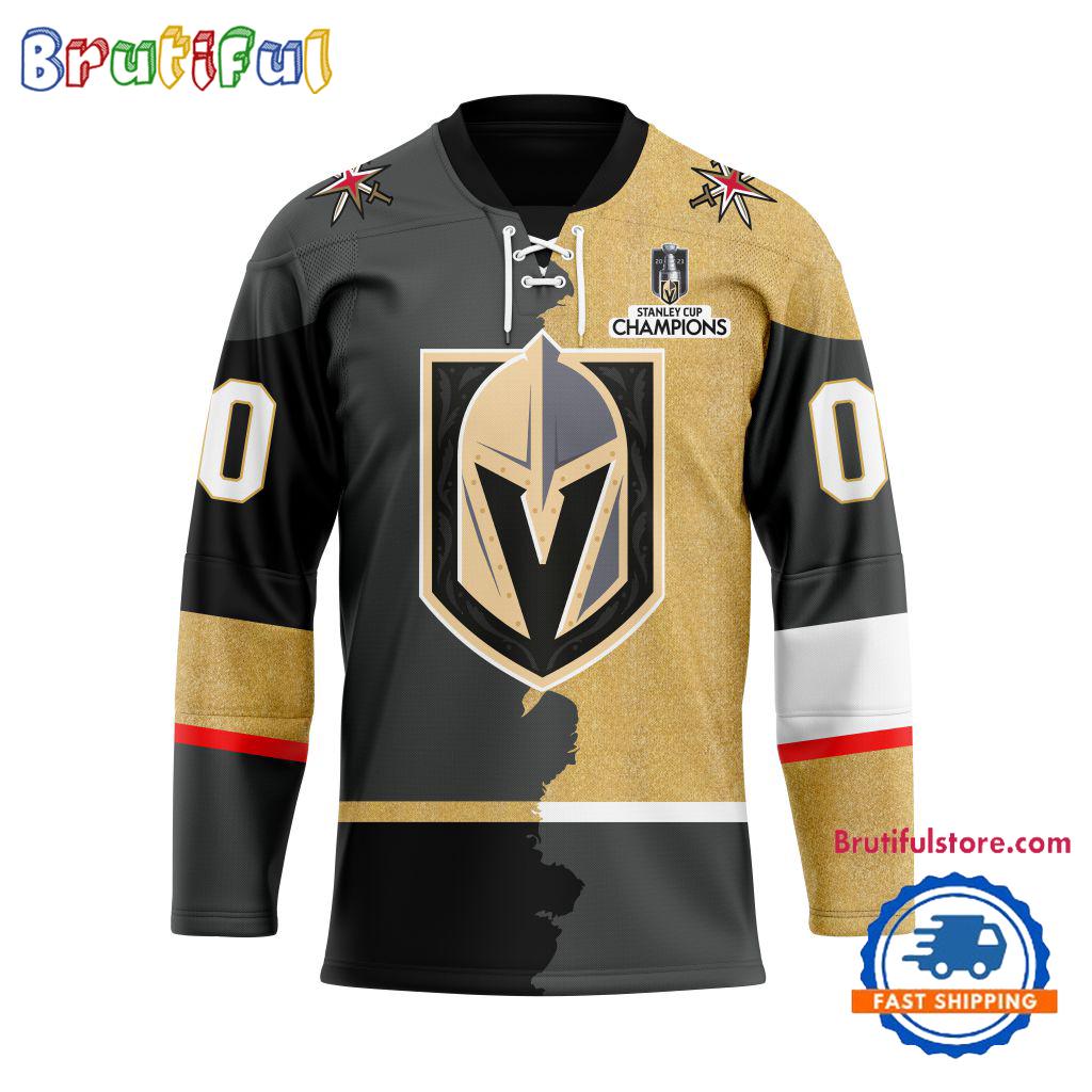 NHL Vegas Golden Knights Home Mix Away New Design Hockey Jersey