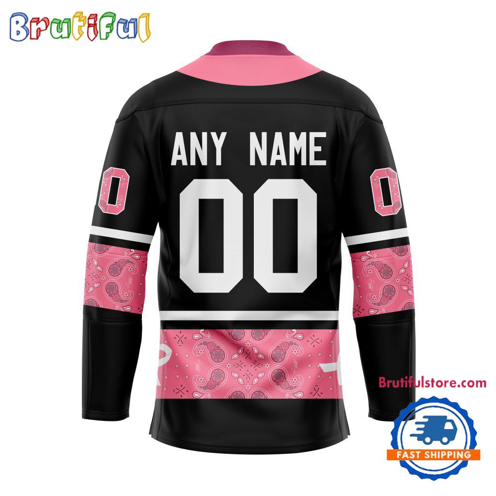 NHL Washington Capitals In October We Wear Pink Breast Cancer Design Hockey Jersey