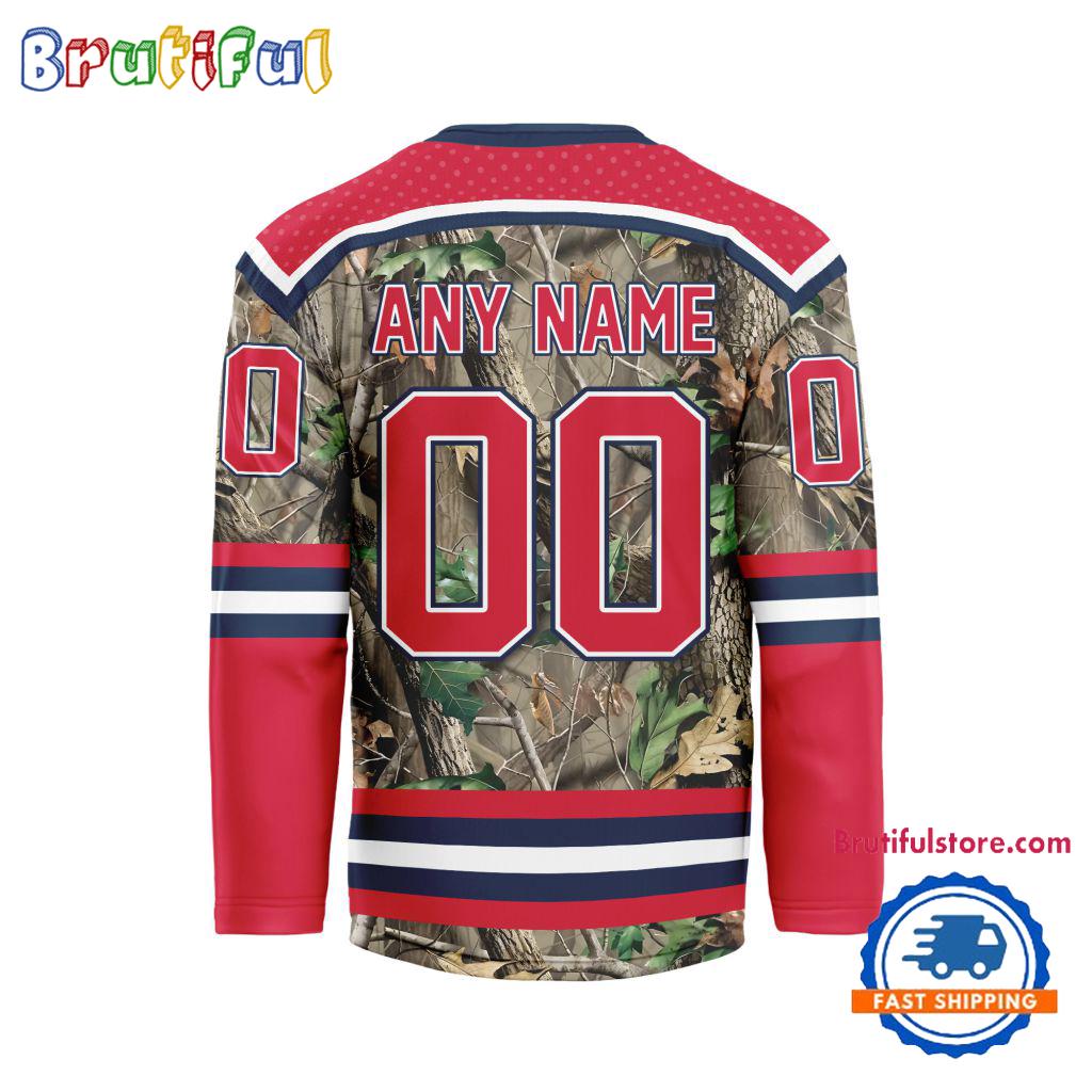 NHL Washington Capitals Special Realtree Camo Hunting Hockey Jersey