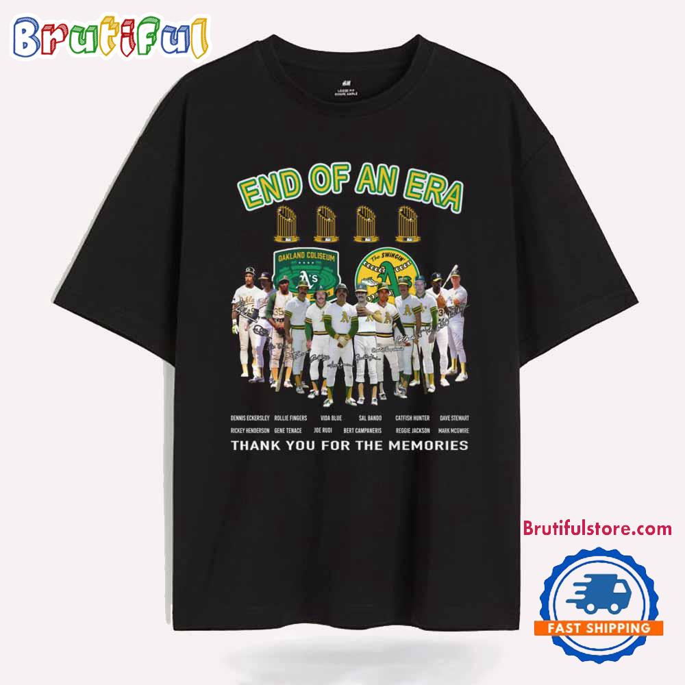Oakland Athletics End Of An Era T Shirt