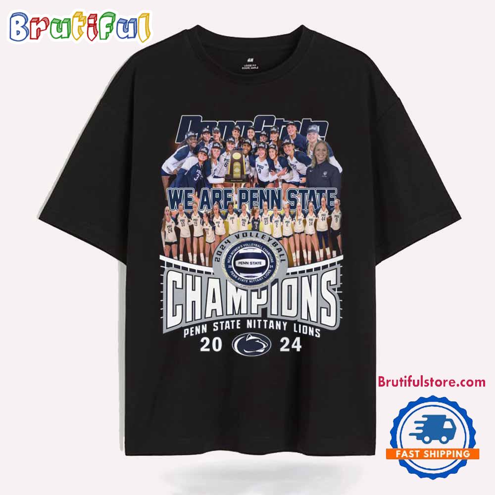 Penn State Nittany Lions 2024 Volleyball Champions T Shirt