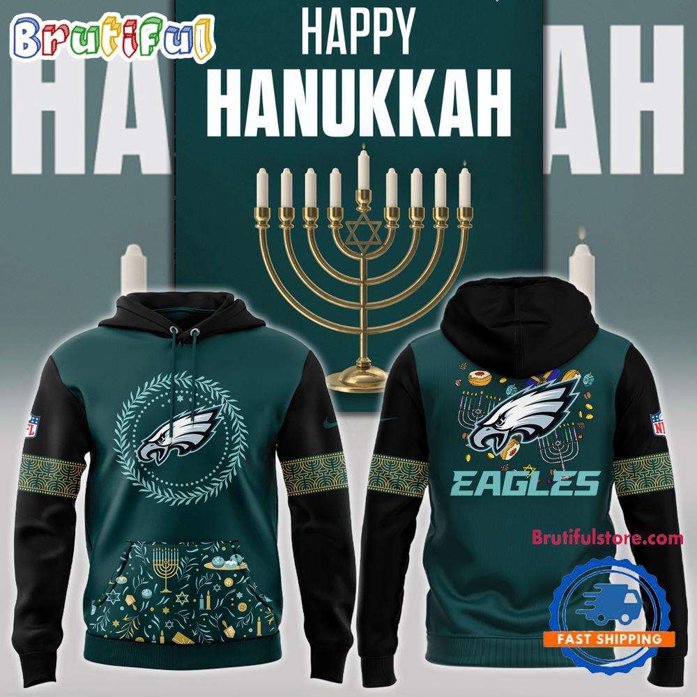 Philadelphia Eagles Special Happy Hanukkah Hoodie