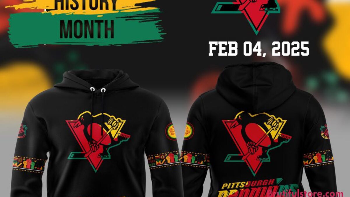 Pittsburgh Penguins 2025 NHL Black History Month Night Hoodie Shirt